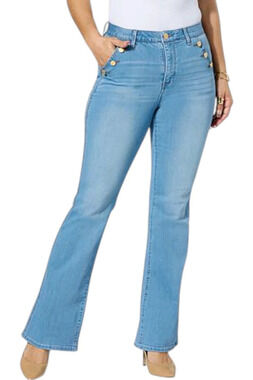 Democracy "Ab"solution High-Rise Bootcut Powder Blue Artisanal - Regular